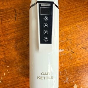 Car Kettle Electric Travel Kettle in White